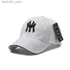 Caps de bola 2024 Primavera Summer inseado Novo bordado Casual Capas de beisebol homens Menas Moda Versátil Marca moderna Hip Hop Street Sun Hatsq240403