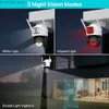 Other CCTV Cameras 5K 9MP HD WIFI IP Camera 8X Zoom Three Lens PTZ Camera Outdoor Dual Screen Motion Detection Security Camera Surveillance iCSee Y240403