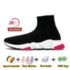 Calcetines zapatos diseñer hombres para mujeres zapato casual slip-on triple blanco rosa rosa velocidades de graffiti entrenador de zapatillas corredores corredores de zapatillas de plataforma 1.0 de plataforma de punto 36-45