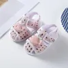 Premiers marcheurs nés bébé sandales d'été enfants chaussures toile décontractées berceau doux bain pour garçons filles 0-12m