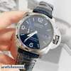 Luxe designer horloges polshorloges automatisch mechanisch horloge heren blauw precisie staal waterdichte PAM01313 iris luxe merk