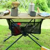 Meubels vouwen draagbaar opbergnetzak voor picknick outdoor wandel camping barbecue keukentafel accessoires netto pocket