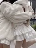 Urbane sexy Kleider süße Lolita rosa Kuchenröcke Frauen hohe Taille Kawai Bow Spitze Rüschen Falten Minirock Japanisch A-Line Y2K Short Faldas 240403