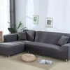 Couvre-chaise Couverture canapé de salon combinée entièrement couvert coussin