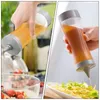 Servis uppsättningar 4 datorer Squeeze Bottle Satsment Bottles Seasing Dispenser Jam Storage Plast Sallad Senap Kök