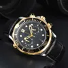 Mens Luxury Haima Series Quartz Watch Top Designer عالي الجودة أزياء غير رسمية للذكور من الجلد الساعات الكوارتز