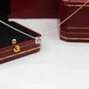 Klassisches Design Liebe Schmuck Hoch Edition Bullhead Halskette 925 Sterling Silber versilbert 18k Gold eingelegt mit Diamond One mit Logo