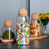 Vases Transparent Glass Seasoning Food Storage Container Plastic Kitchen Refrigerator Multigrain Teapot Tank Sealed