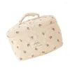 Sacs de rangement 67Je Sac de maquillage à motif à fleurs à la mode polyvalente Sac de maquillage durable parfait pour voyager