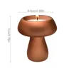 Candle Holders Roman Birthday Decoration Christmas Wedding Ornaments Glass Mushroom Shape Candlestick Table Decor