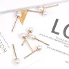 Inculini 50pcs/lotto perle bianche decorazione geometria round/stick forma in lega mobile tradici volantini ciondoli a ciondoli di gioielli fai -da -te accessori a sospensione