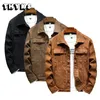 Fashion Casual Denim Jackets Men hip-Hop Streetwear Winter Cotton Classic Jeans Rockar Man varumärke Kläder Mens Jacket Ropa Hombre 240322