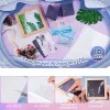 Papper 100 Sheets Cold Lamination Film A4 Size Self Liminive Laminering Film Cold Paper Hologram Film For Photo Paper Card DIY Overlay