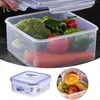 Storage Bottles Large Plastic Food Container With Airtight Lid For Pantry (4 ) Microwave Dishwasher And Freezer Organizer