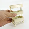 Storage de cuisine 1:12 Dollhouse Mini Cart Polls Dolls Bedroom Furniture Books