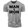 T-shirts voor heren 2024 Heren T-shirt Zomer korte mouwen Tops Letter 3D Shirt T-shirt Fashion O-Neck Oversized Apparel Male Fitness Men Kleding 2443