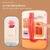 Kitchens Play Food Kids Toy Fridge Refrigerator Accessoires avec glace Real Spray Appliance pour garçons Girls Play House Kitchen Set Mini Food Toys Gift 2443