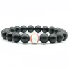 Beaded 10Mm Strands Bracelet Mens Gym Baseball Basketball Rugby Football Turquoise Round Beads Sports Bangles Gifts Fashion Natural Dhcpm