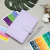 Notebooki Macaroon A6 85pcs/Set Budget Binder Planner PU Skórzane koperty Notebook oszczędnościowy