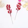 Decorative Flowers 20pieces Christmas Decoration Artificial Realistic Appearance Versatile Faux