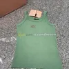 Women Yoga Sling Top Elastic Fabric Tanks Top Rhinestone Letters Sport Vest Sticked T -shirt