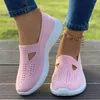 Lässige Schuhe Wohnungen Mesh Frauen Sportplattform gemütliche Loafer Kleider Sneakers 2024 Sommer atmungsaktiven Frauen weiblich