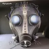 Large Simulated Inflatable Replica of Gas Mask Air Blow Up Smoke Helmet Model For Club Party Decoration