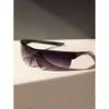 1pair Tinted Lens Wrap Fashion Glasses Casual