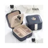 Jewelry Boxes We Box With Watch Pillow 3-Layer Large Capacity Casket Organizer Earring Holder Storage Drop Delivery Dhmfc