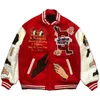 American Street Style Baseball Uniforme Maillard Jacket Brand pour hommes Femmes Niche Y2k Coat 240320