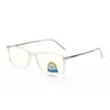 Lunettes de soleil Rectangle Blue Light Filtre Lunes pour hommes Femmes Protection des yeux Computer 72024