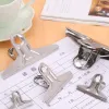 Markierungen 20 PCs/Lot Grip Clips Bulldog -Clips Zeitungsbrief Snacks Bag Sketchpad Clips Metall Clip Größe 118 mm/150 mm Schreibwaren Clips