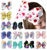 JoJo Siwa 8 inch Hair Bows for Girls Print Ribbon Bowknot Hair Clip Love Heart Valentine039s Day Hairgrips Fashion Hair Accesso7726357