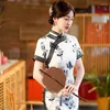 Etniska kläder yourqipao 2023 sommar plus size vit cheongsam retro mode elegant modern qipao kinesisk stil kväll bröllop klänning för