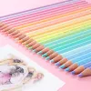 Pencils Fashion 24/50 Colors Brutfuner Macaron Colored Pencils Drawing Pastel Sketching 80 Bright Crayons De Couleur Set Art Supplies