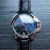 Voor luxe horloges Heren Mechanisch horloge Zwitserse automatische saffierspiegel 44 mm 13 mm geïmporteerd lederen horlogebandmerk Italië Sport Oonm