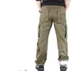 Pantalon masculin cargo masculin pantalon masculin joggers pantalon sueur multi-poche large jambe