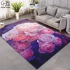 Tapetes de estilos europeus de alta qualidade Flower 3D Carpet para tapetes de sala de estar Anti-lampes de piso da moda de piso tapetes de cozinha Rugs01