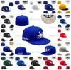 Najnowsze 32 kolory męskie baseballowe czapki Gorras Bones Brązowy czarny kolor Chicago All Teams Sport 2023 World Patched Pełne zamknięte czapki zszyte litery