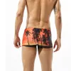 Swimwear coconut trees print swimsuits men swim trunk boxers shorts men swimming trunk beach shorts bikinis men swimwear sunga