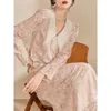 Sukienki robocze Celebrity Temperament Mały zapach i zagraniczny zestaw w stylu zagranicznym francuskie koronkowe różowe złoto dwuczęściowy dotyk