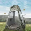 Abrigos Camuflagem Tenda de pesca de gelo para 1 Pesson Antimosquito Protela à prova de chuva portas duplas 2Windows Pop -up Rick Open 150*150*190cm