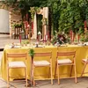 テーブルクロス2024サテンのテーブルクロス光沢と明るい固体の長方形の宴会
