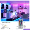 Tiras de LED vendendo luzes de tira RGB 16,4ft/5m SMD 5050 DC12V Flexível 50LED/METEME