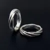 Kostenlose Lieferung von Mais Margie Twisted Muster Ring als Paar Geschenk 240401