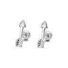 Stud Earrings Uniorsj 925 Sterling Silver Jewelry Delicate And Lovely Small Arrow For Women