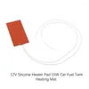 Carpets Quick Heat Silicone Heater Pad 12V 15W Car Fuel Engine Oil Tank Tool Heating Mat Warming Accessories 50x100mm