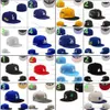 2024 Erkek Beyzbol Tam Kapalı Kapaklar Toucas Gorros SD Mektup Dikişli Kahverengi Renk Kemik Yeni Angeles Yamalı 68 Karışım Renkleri Spor Şapkaları Tüm Takım Atlanta Donanma