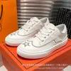 18% OFF Designer Hot selling womens board with low top lace up sports style star small white shoes