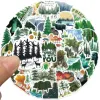 10/30/50st Natural Forest Series Stickers Outdoor Travel Beautiful Scenery Decals Sticker DIY Scrapbooking Phone Laptop Guitar